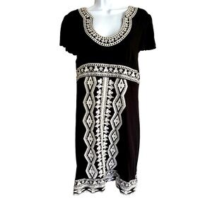I-N-C INTERNATIONAL CONCEPTS | Women’s Black Embroidered Dress | Size:XL